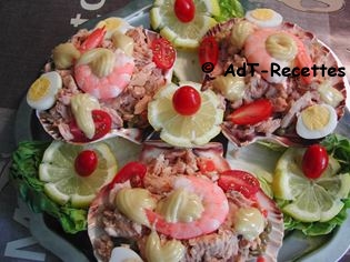 Coquille froide de saumon