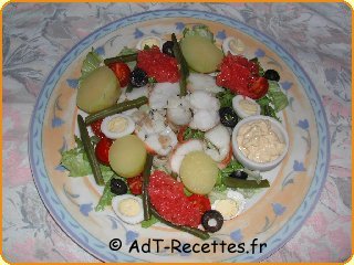 Salade  la langouste