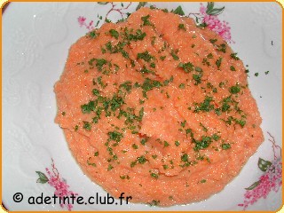Pure de carottes