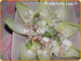 Salade d'endives au bleu d'Auvergne